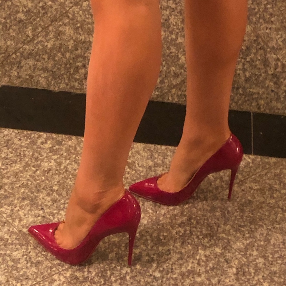 Louboutin Pigalle Follies 100mm ULTRA ROSE SIZE 39